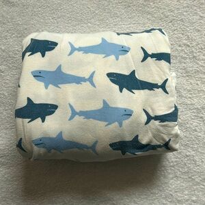 Kickee Pants Bamboo Shark Megalodon Crib Sheet